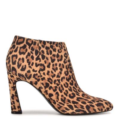 Booties Nine West Raze Dress Mujer Leopardo | 4061FTNOM