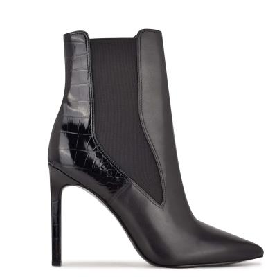 Booties Nine West Topit Dress Mujer Negras | 7498OJFMB