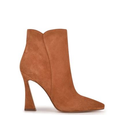 Booties Nine West Torrie Dress Mujer Marrones | 8162UDCLY