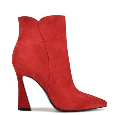 Booties Nine West Torrie Dress Mujer Rojas | 2510RABDG