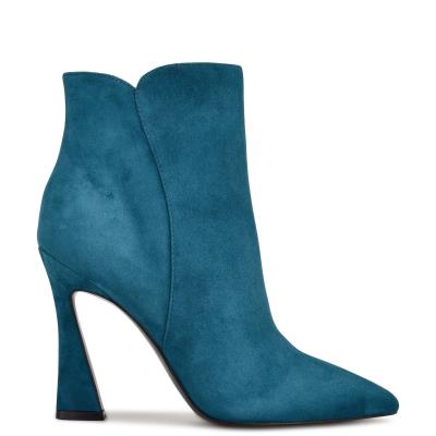 Booties Nine West Torrie Dress Mujer Turquesa | 0691WJLVG