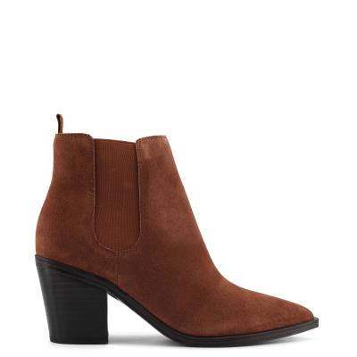 Booties Nine West Wyllis Block Heel Mujer Marrones Oscuro | 3872XIYJM