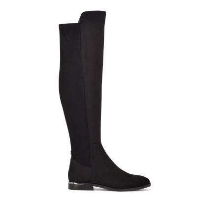 Botas Nine West Allair Wide Calf Over the Knee Mujer Negras | 0748CSTAE