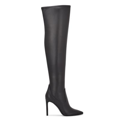 Botas Nine West Tacy Over The Knee Mujer Negras | 4287NMWRT