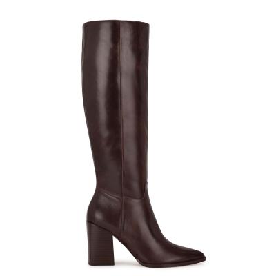 Botas de Tacon Nine West Brixe Mujer Marrones | 3980NJORV