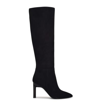 Botas de Tacon Nine West Eardy Mujer Negras | 2063IQGPD