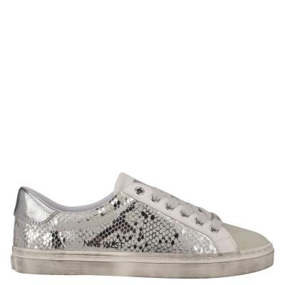 Casual Sneakers Nine West Best Mujer Plateadas | 0427NDORM