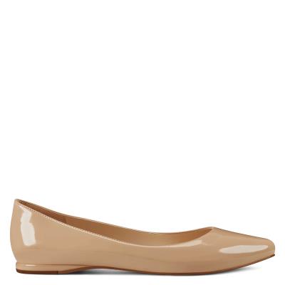 Flats Nine West Speakup Almond Toe Mujer Beige Claro | 0583JWQAO