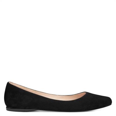 Flats Nine West Speakup Almond Toe Mujer Negras | 6532OHLIC