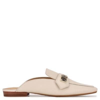 Mulas Nine West Neat 9x9 Loafer Mujer Creme | 0693TPIKO