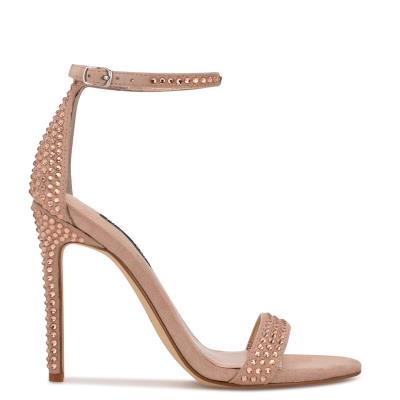 Sandalias Con Tiras Nine West Toria Ankle Mujer Rosas | 7630KZLAG