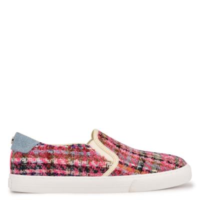 Slip On Sneakers Nine West Lala Mujer Rosas Multicolor | 4012AVNWB