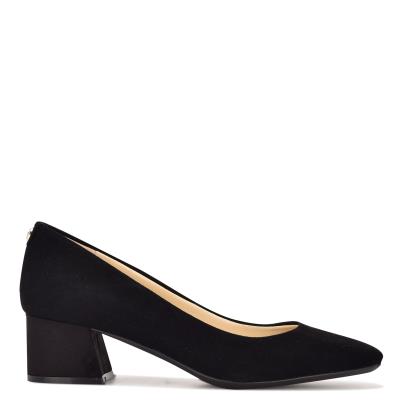 Zapatos De Salon Nine West Cloe 9x9 Block Heel Mujer Negras | 9371KLNMP