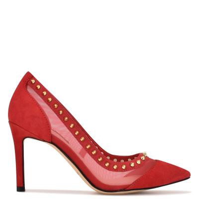 Zapatos De Salon Nine West Erian Pointy Toe Mujer Rojas | 8927QRXDC