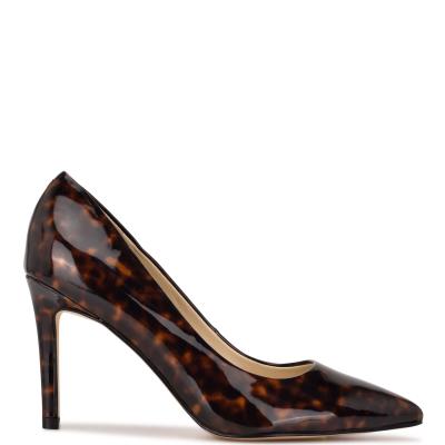 Zapatos De Salon Nine West Ezra Pointy Toe Mujer Cafe | 0257CBZON