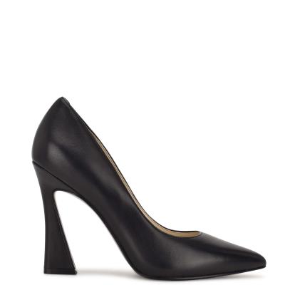 Zapatos De Salon Nine West Trendz Pointy Toe Mujer Negras | 0816CNSGF