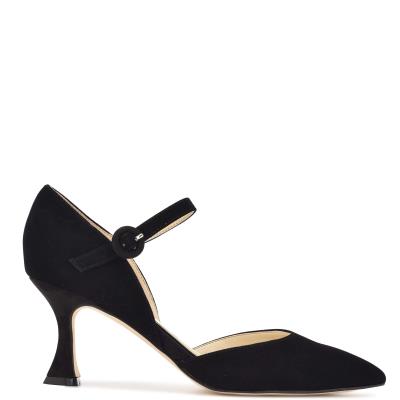 Zapatos De Salon Nine West Wanah Pointy Toe Mujer Negras | 2738MPDLG